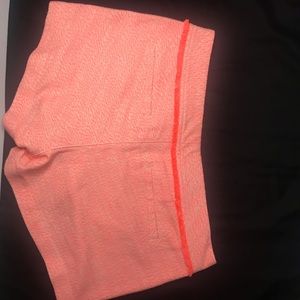 Lilly Pulitzer bright coral shorts
